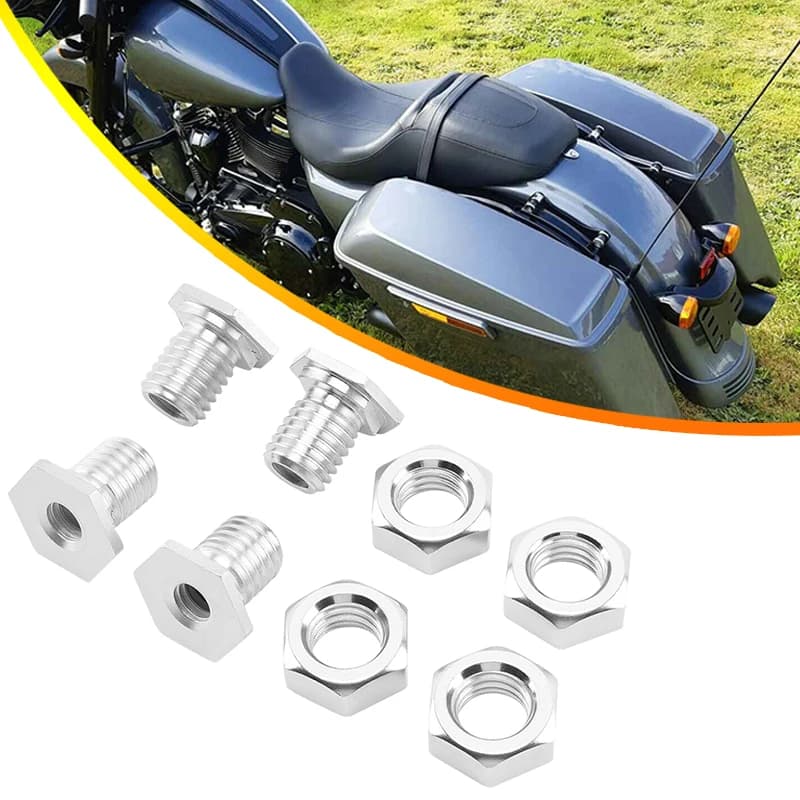 Moto 4x Parafango Posteriore Viti Bulloni di Montaggio Kit Per Harley Touring Road King Road Electra Glide Ultra Limited 2009 2010-UP