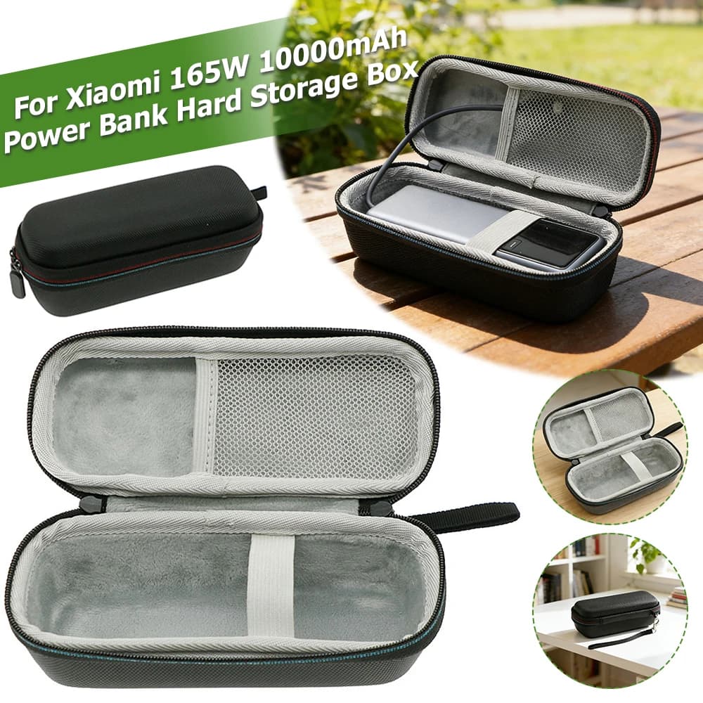 For Xiaomi 165W 10000mAh Power Bank: Lightweight Anti-wear Rigid Housing with Internal Network Pocket for Domestic Use and Office