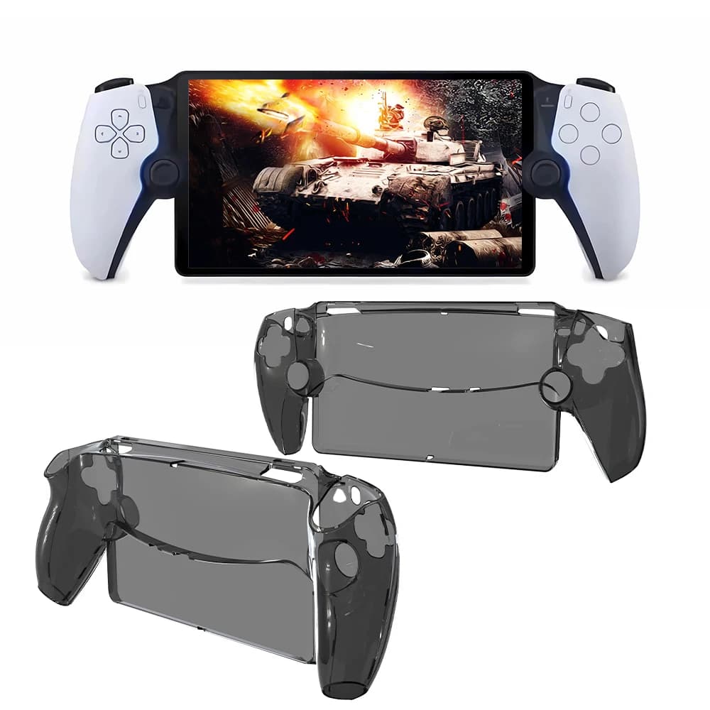 Custodia Trasparente per Console PS5 Portal Antiurto Antigraffio Protezione Completa Cover Protettiva Accessori per Giochi