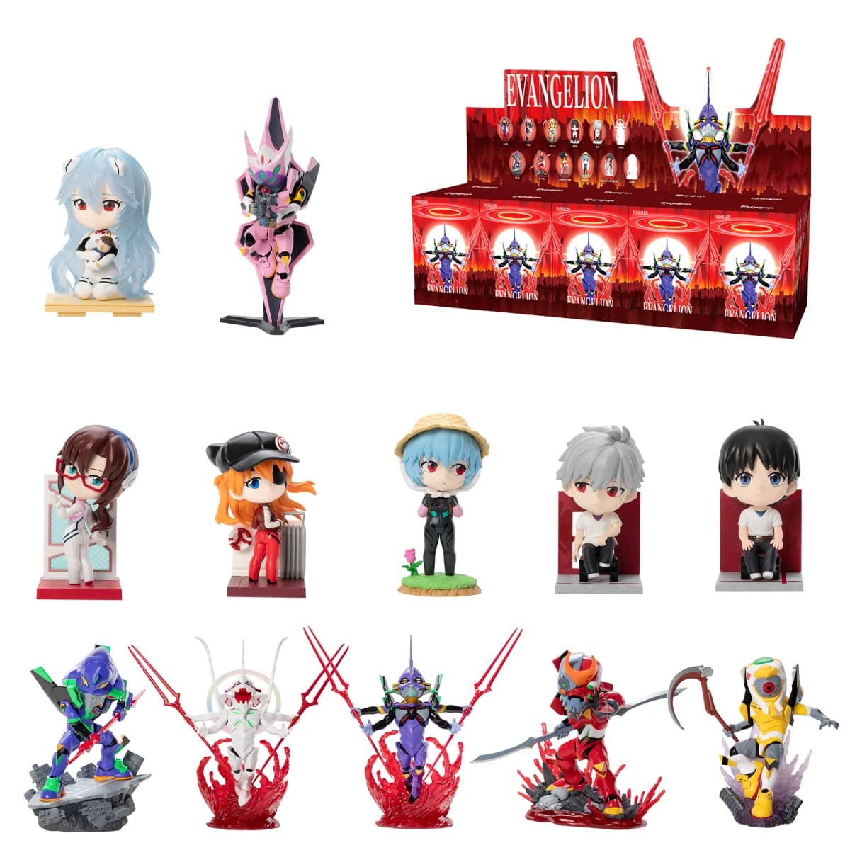 In Stock Original Funism×EVA Human Instrumentality Project Serise Trendy Blind Box Collection Ornament Surprise Toys Gift Model