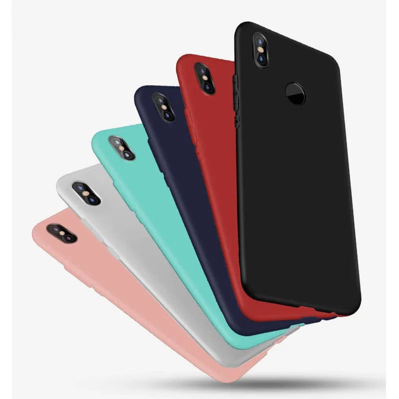 For Xiaomi Redmi 6 Pro Case Redmi Note 6 Pro Silicone Matte Soft Case For Redmi 6A 7A 8A Note 7 Note 8 Pro Back Cover case