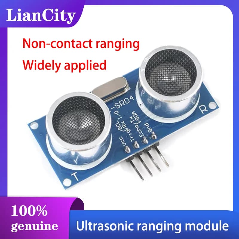 Modulo di Misurazione a Ultrasuoni HC-SR04, Sensore Ultrasonico Compatibile con UNO, Adatto per Arduino, per Evitare Ostacoli nelle Auto Intelligenti