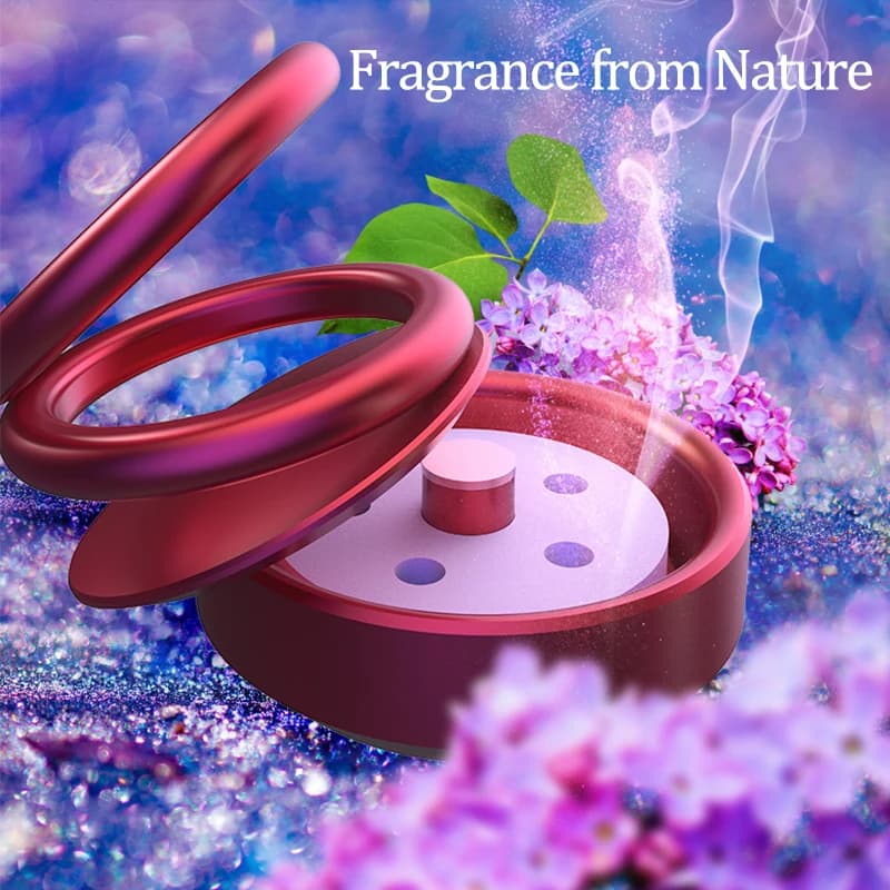Aromatherapy for auto solar rotation 360 degree auto aromatherapy perfume Aroma diffuser Decor par"parauto interior Parfums