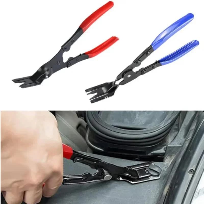 1 Pezzo Pinza per Clip Auto, Set di Pinze per Clip da Pannello, Strumento per la Rimozione di Fermagli e Rivetti per Finiture Auto, per Portiere e Interni Auto