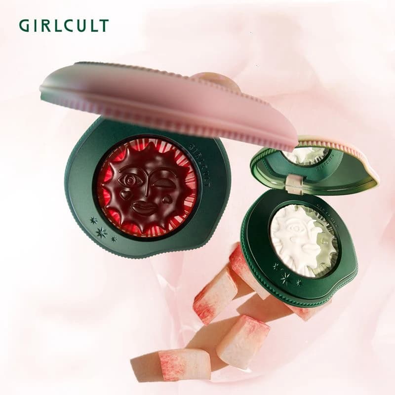 Girlcult Cute Makeup Palette per contorni e evidenziatori con fard coreano Crema fard opaca e duratura, finitura leggera e liscia