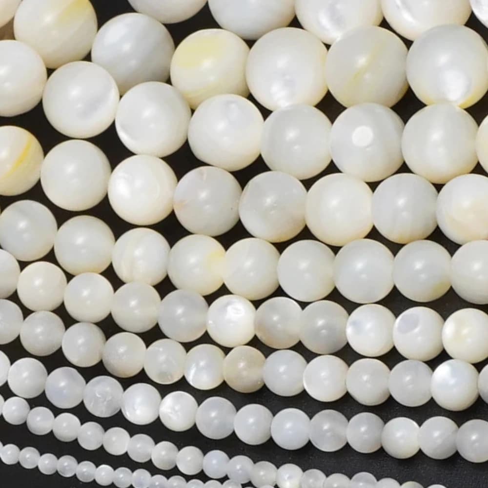 2/3/4/5/6/7/8/9/10/11mm Natural Horseshoe Snail Shell Bead Round Shape Accessories DIY Necklace Bracelet Earrings Exquisite Gift