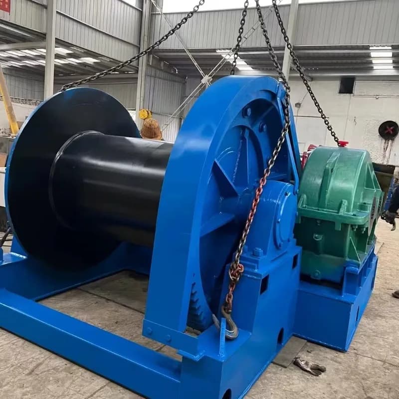 Efficient Marine Anchor Winch with Electric Options Steel Boat Lifting Gearbox Core Component Core Motor Component