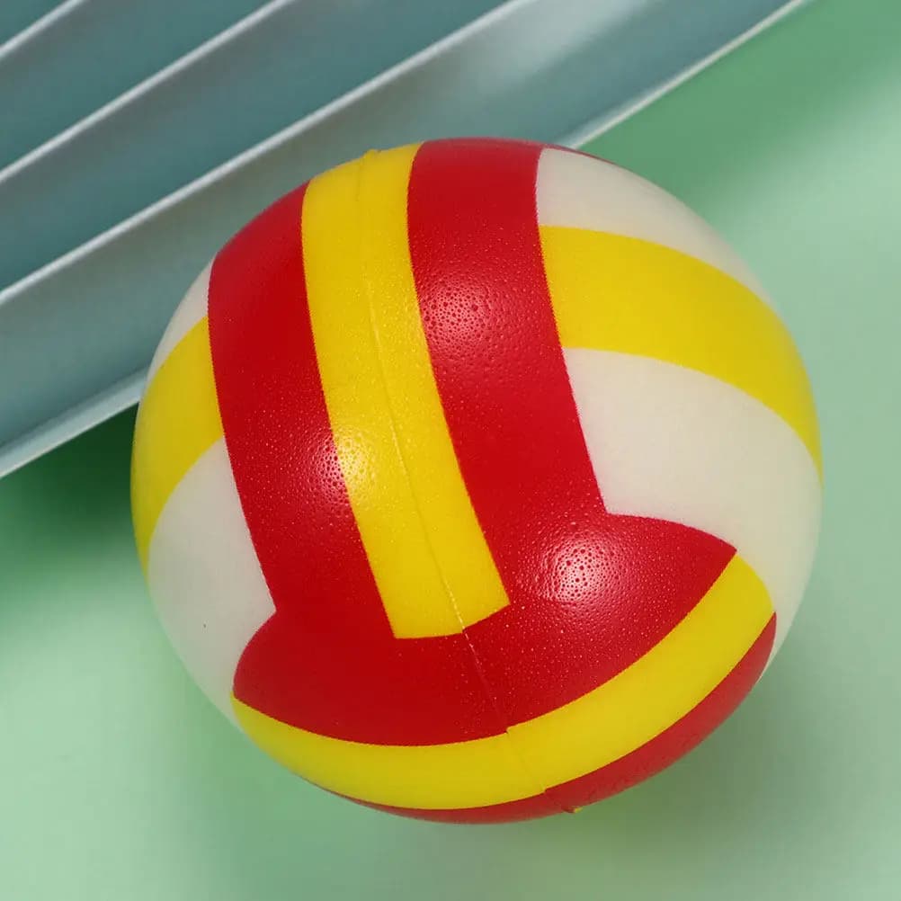 10Pcs Stress Relief Balls Volleyball Shape PU Material Hand Exercise Balls for Anxiety Relief and Pressure Reducing