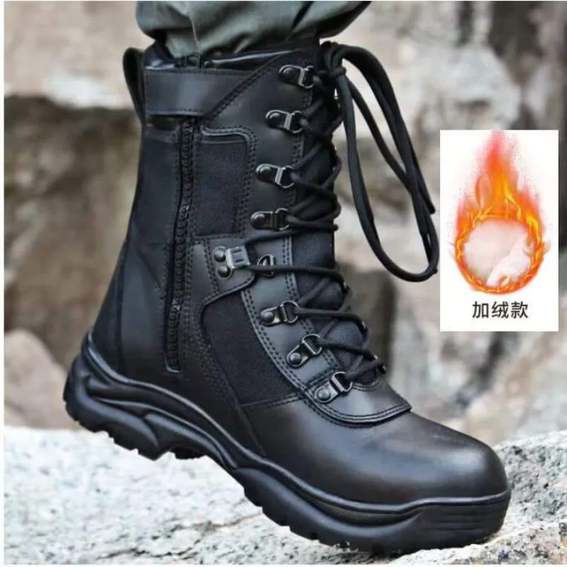 Nuovi Stivali da Lavoro Alti da Uomo Autunno/Inverno 2026 Impermeabili e Antiscivolo, Scarponi da Trekking Caldi da Uomo per Esterni