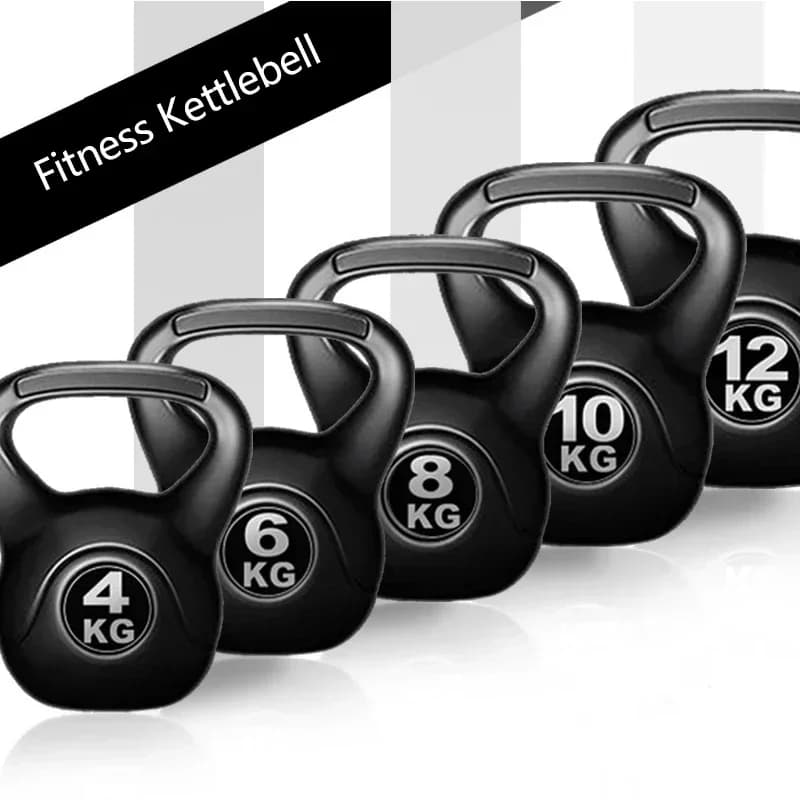 Household Dumbbell Fitness Equipment For Men And Women Hip Lift Strength Training Squat Barbell Kettlebell