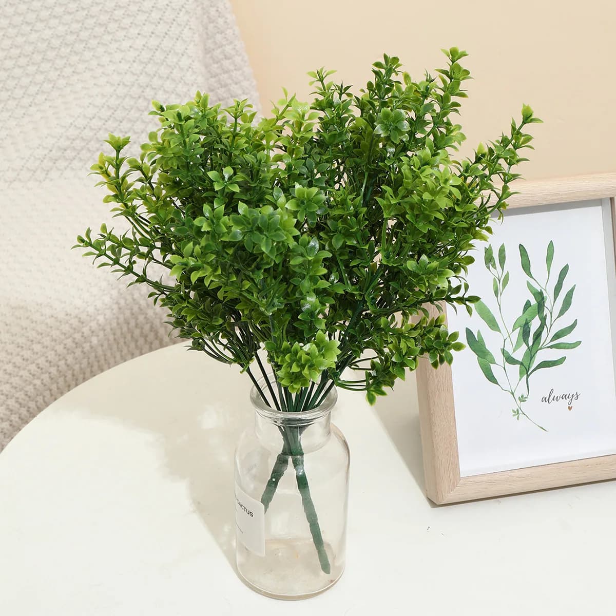 Pianta Artificiale di Eucalipto Verde per Interni, Centrotavola per Tavolo da Pranzo, Decorazione per Esterni, Giardino, Eventi Festivi, Matrimoni, Bouquet Fai-da-Te, Regalo