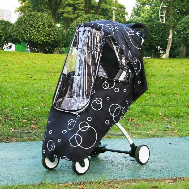 Copertura Antipioggia Universale per Passeggino, Protezione dal Vento e dalla Pioggia, Accessori per Passeggini per Neonati