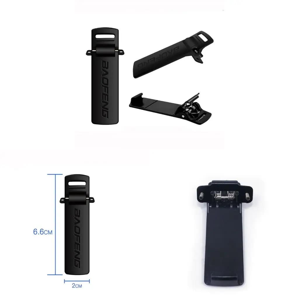 1 pezzo durevole radio clip da cintura per UV5R walkie talkie Retevis RT-5R RT5R radio bidirezionale J7105T