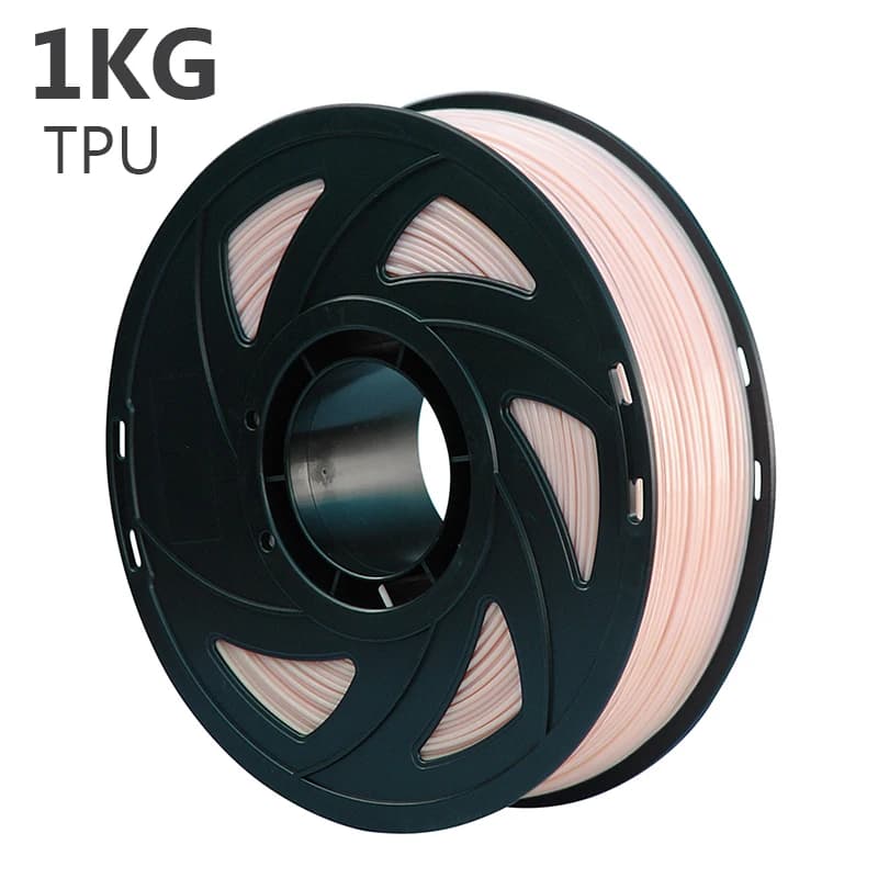 1.75 mm 3D Printer Flexible TPU Leather Color Black Elastic Flexible Rubber Material Roll Flex Vacuum Packing 200g 500g