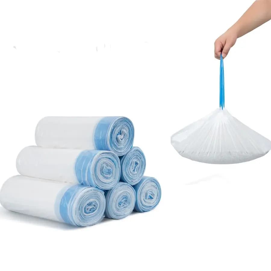 Sacchetti per rifiuti per lettiera autopulente, sacchetti per rifiuti resistenti con doppia coulisse, 21,7x11, amplificatore per perdite resistenti allo strappo, sacchetti per rifiuti per C