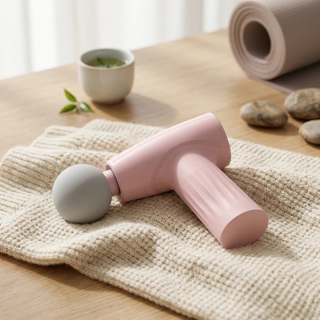 Compact Mini Massage Gun Portable Electric Deep Tissue Muscle Relaxation Massager With Quiet Motor For Home Office Gym Travel