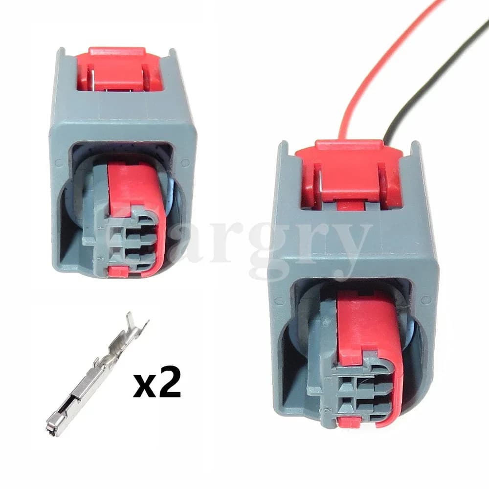 1 Set 2P 1438426-3 AC Montaggio Auto Cablaggio Connettore per Benz Porta Automobile Presa Cavo Impermeabile con Fili