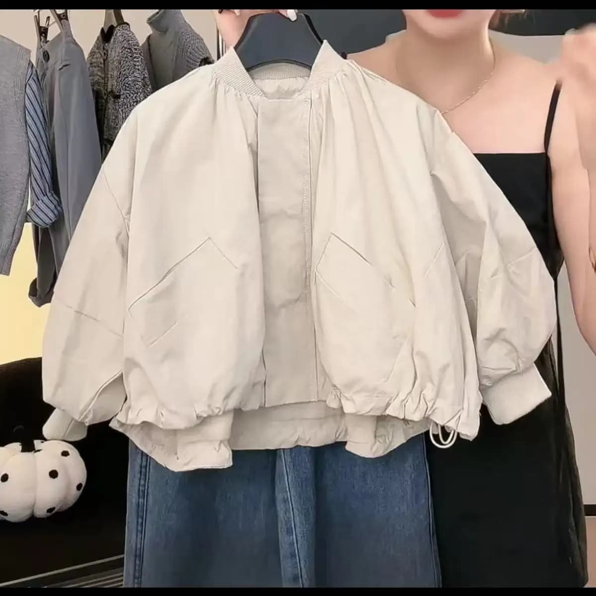Nuova Giacca da Baseball Oversize alla Moda 2026 per Ragazzi in Stile Coreano, Abbigliamento Primaverile e Autunnale, Giacca con Zip Larga per Ragazze
