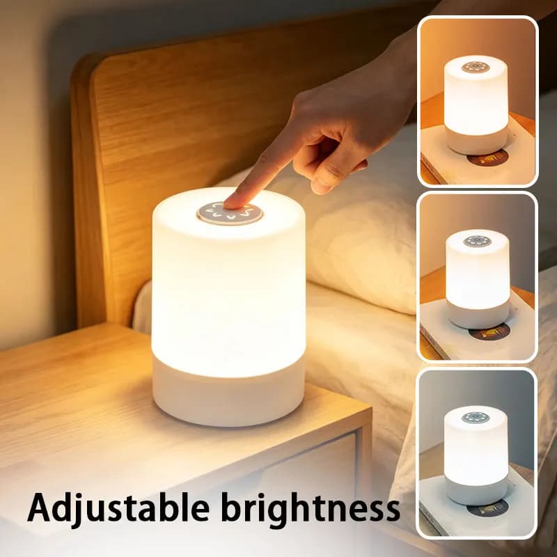 Lampade da Tavolo LED Touch, Luci Notturne Dimmerabili Ricaricabili, Illuminazione Decorativa per Camera da Letto