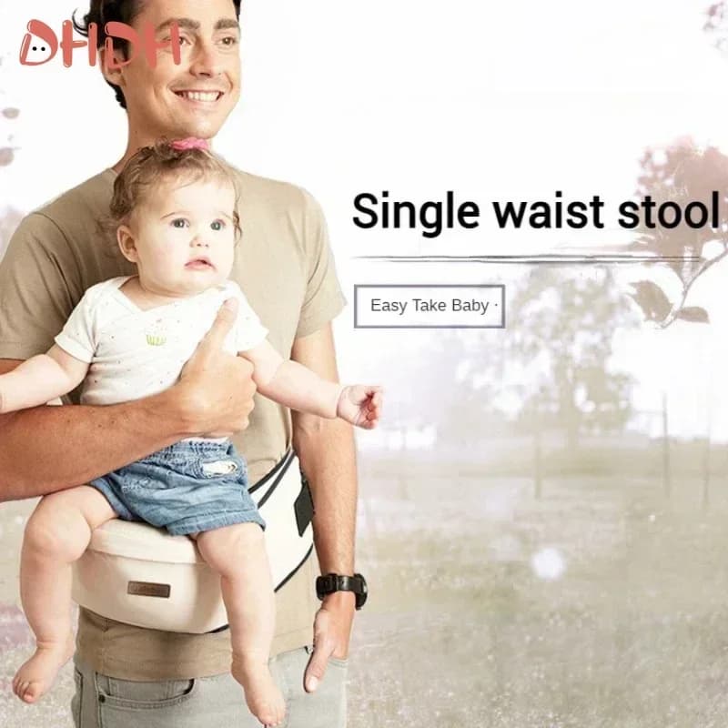 Marsupio ergonomico Marsupio multifunzionale Sgabello in vita Camminatori Imbracature per bambini Seggiolino da viaggio regolabile per bambini Forniture per bambini