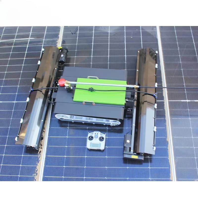 Robot e spazzole per la pulizia dei pannelli solari, spazzole automatiche per apparecchiature per la pulizia dei pannelli solari Macchine per kit di robot fotovoltaici