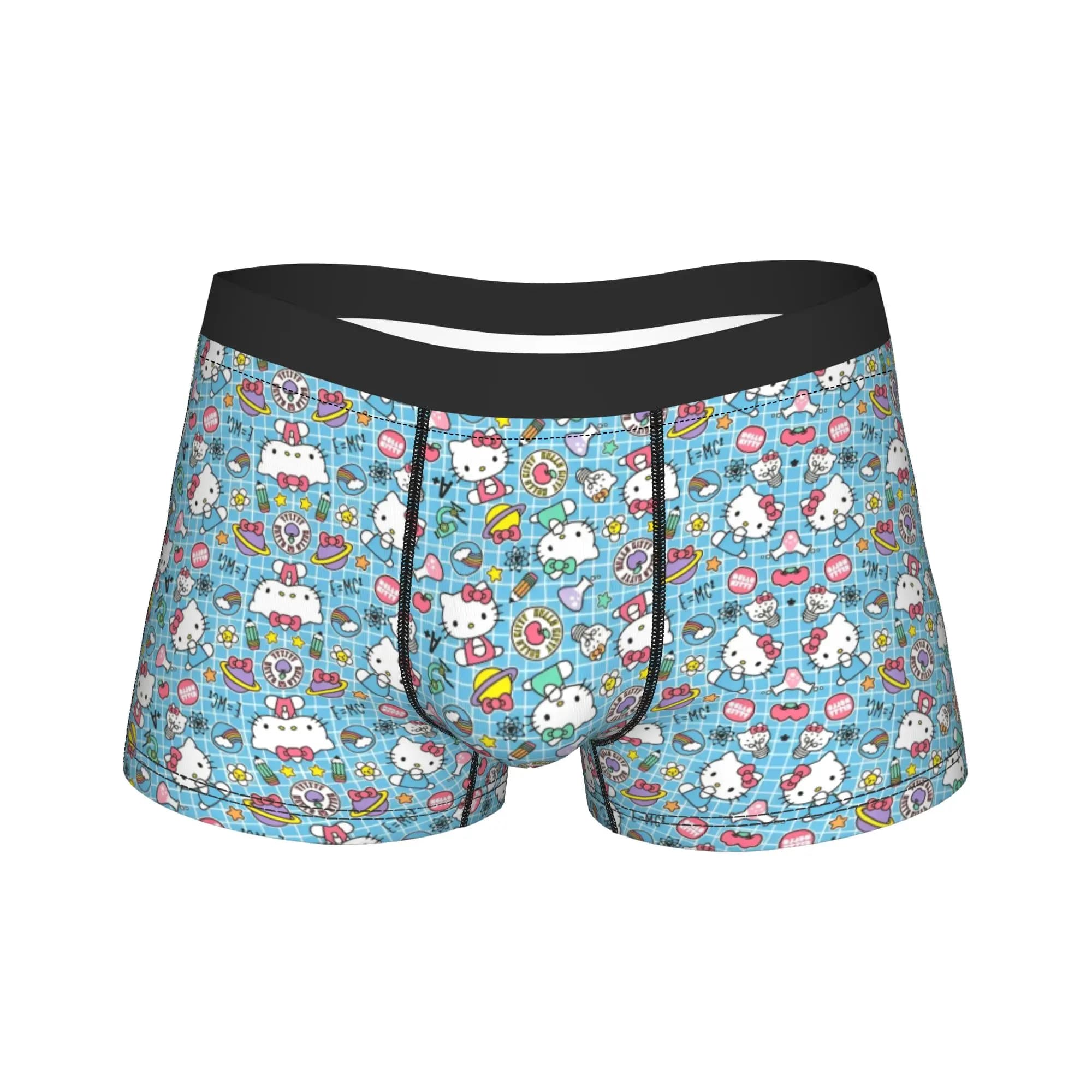 Boxer Hellos Kittys, regalo divertente per uomo, intimo divertente, boxer.