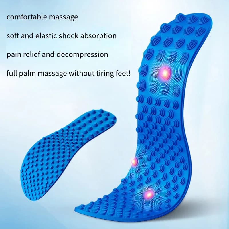 Solette Massaggianti Comfort per Assorbimento degli Urti, Antiscivolo, Morbide, per Scarpe Sportive e Casual, Unisex, 1 Paio