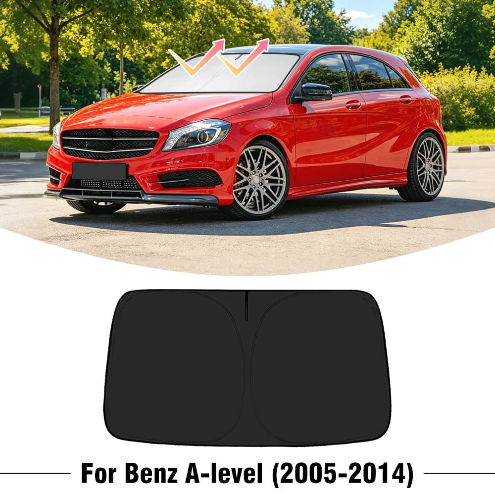 Parasole per Parabrezza Auto Mercedes Benz Classe A 2005-2013 2014, Copertura per Finestrino Anteriore, Protezione UV, Accessori