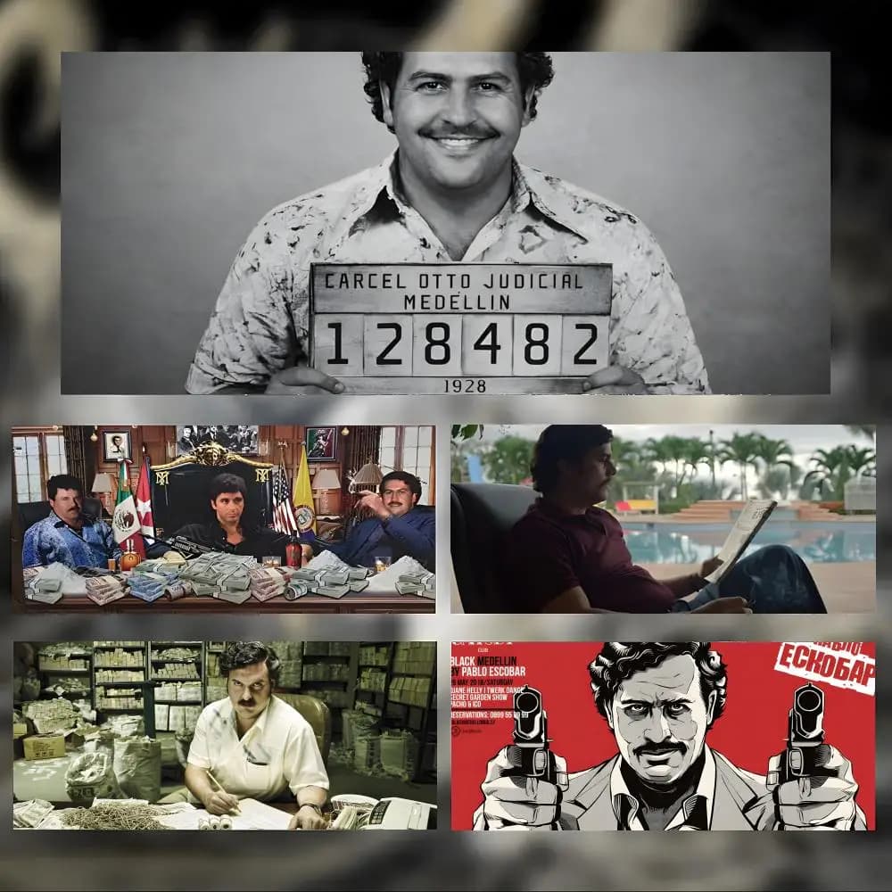 Legendary Lord Pablo Escobar-s Mouse Pad Large Thick Desk Pad Stitched Edges Gaming Mouse Mat for PC