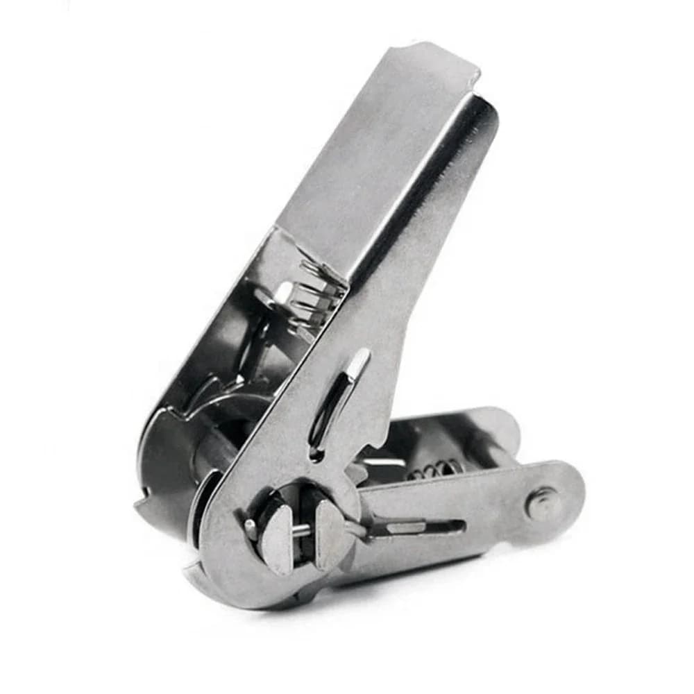 38X25mm Corda di carico in acciaio inossidabile Fibbia a cricchetto Parti di utensili Strumento per corda stretta Accessori auto per forniture per barche per camion auto