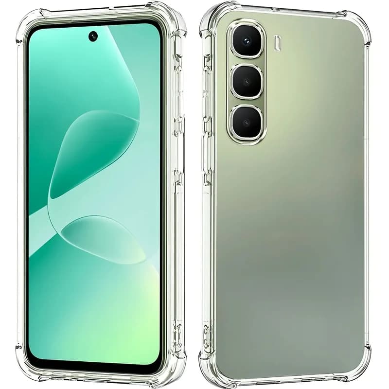 Transparent Phone Case For Infinix Hot 60 Pro Plus 60i Soft Silicone Back Cover For Infinix Hot 60 Pro + Clear Case Hot60 60Pro