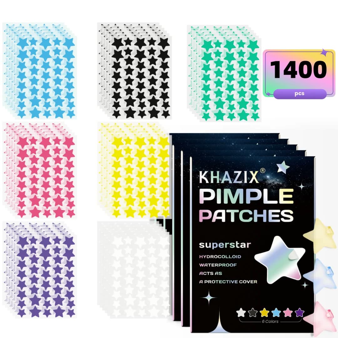 1400 pcs Star Acne Patch, Facial Acne Bandage, Corrector Bandage, Acne Bandage, Ultra-thin and Breathable