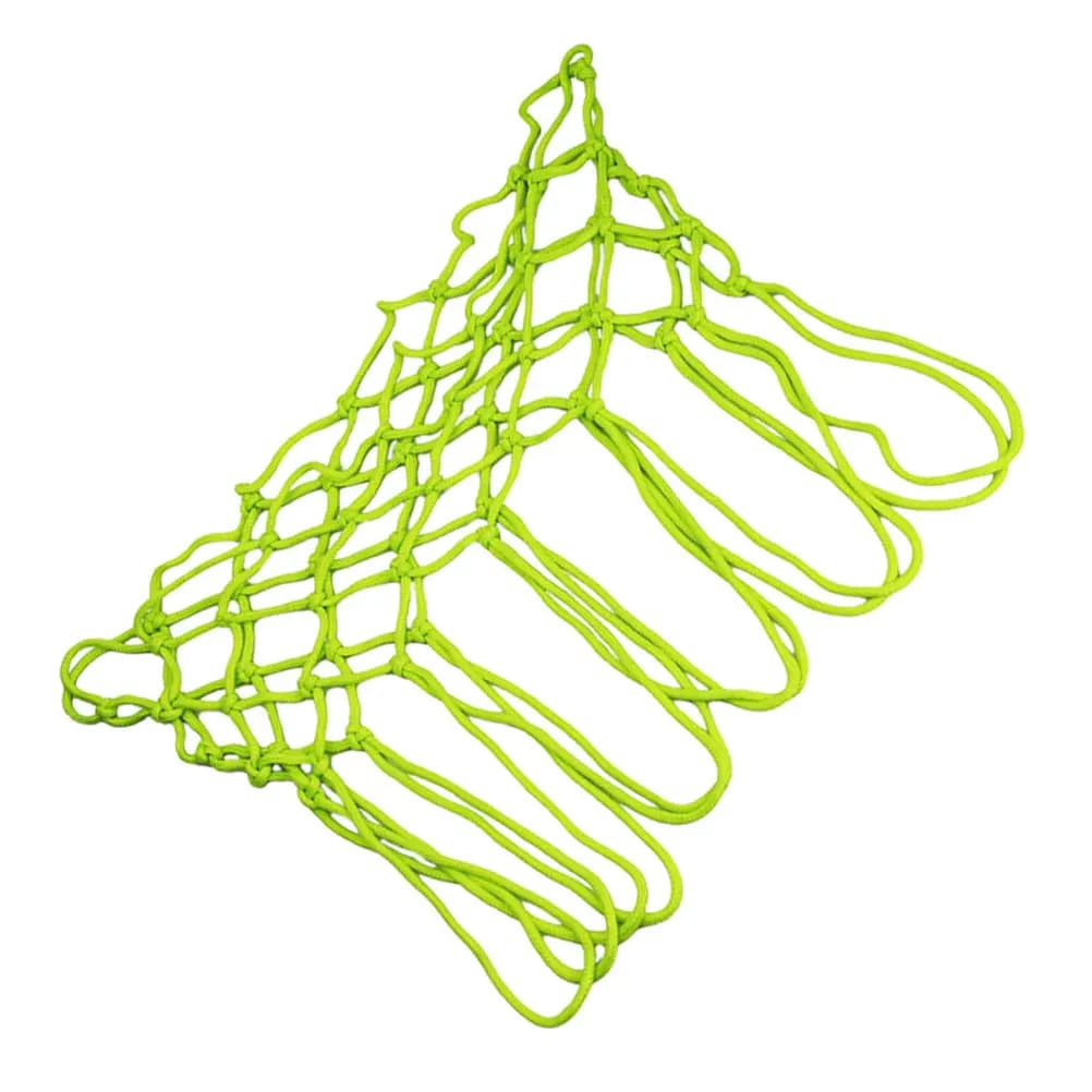 Luminous Basketball Net for Outdoor Use Portable Nylon Mesh Replacement with Strong Load-Bearing Capacity Nightlight Fluorescent