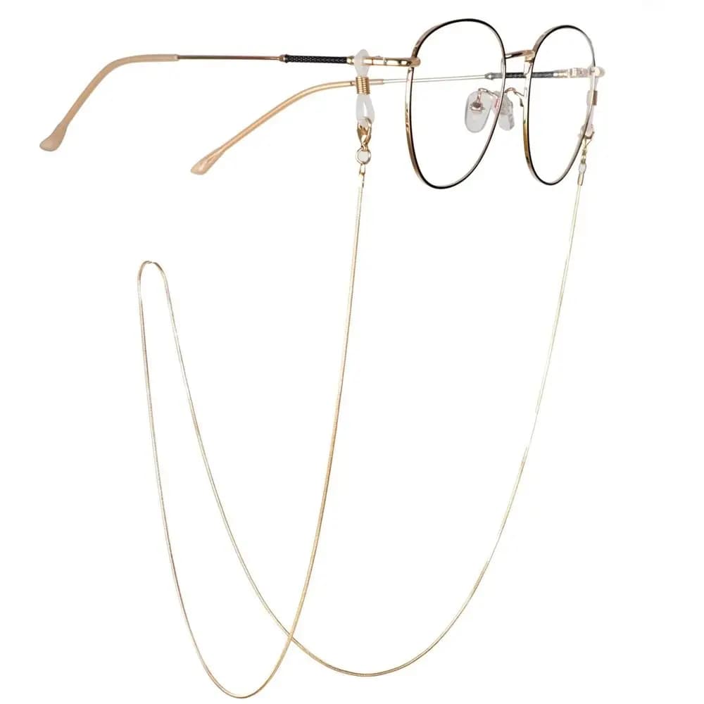 Anti-smarriage metal snake collar, eyewear cord, mask chain, sunglasses chain