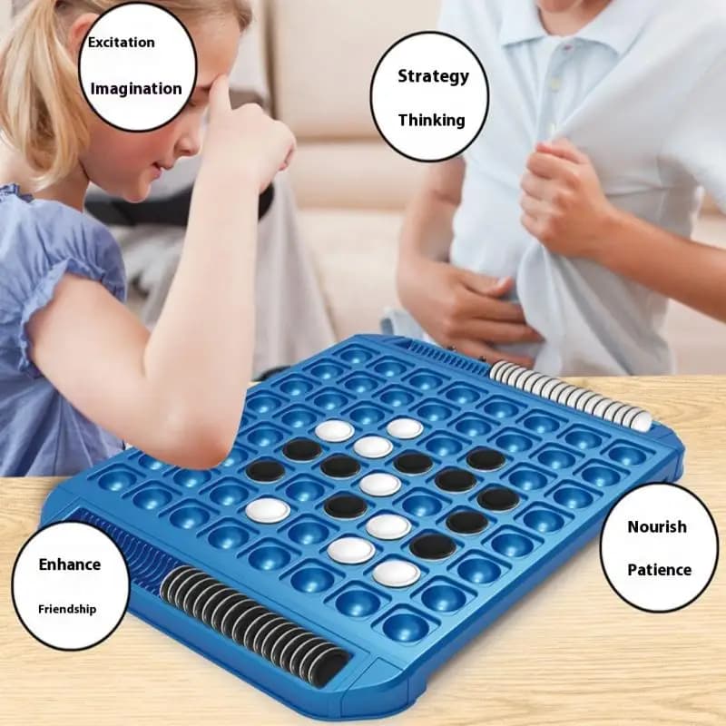 1 Set 2 Giocatori Divertimento per la Famiglia Giocattoli Educativi Backgammon Strategia Giochi da Tavolo Scacchi Giocattolo Interattivo Portatile per Bambini per Viaggi a Casa