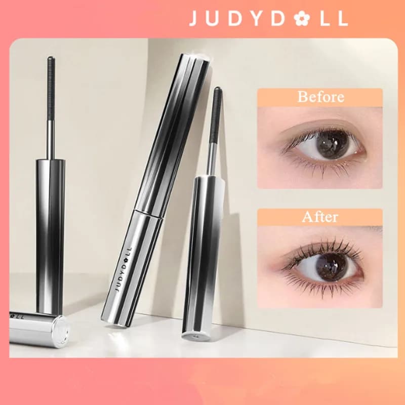 Judydoll Eyebrow Mascara Waterproof Silk Fiber Black Extensions for long curled eyelashes Sexy Cosmetic Eyes for makeup