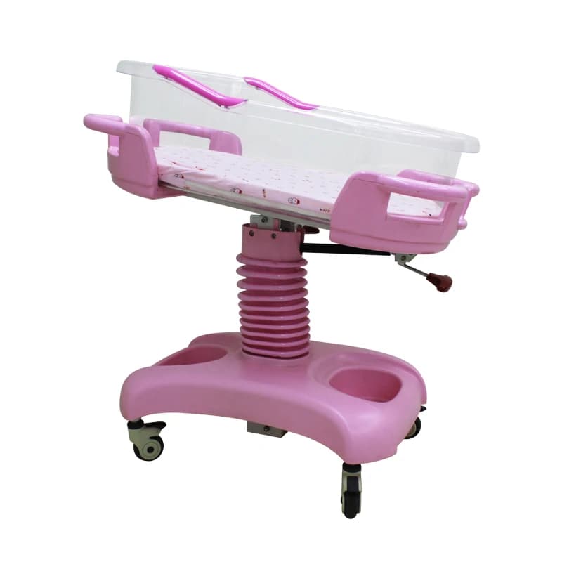 Medical Equipment Obstetrics and Gynecology Movable ABS Baby Crib Newborn Stroller