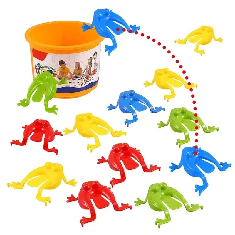 10/20 Pz Salto Rana Rimbalzo Agitarsi Giocattoli Per I Bambini Novità Assortiti Alleviare Lo Stress Giocattoli Per I Bambini Regalo Di Compleanno favore Del Partito