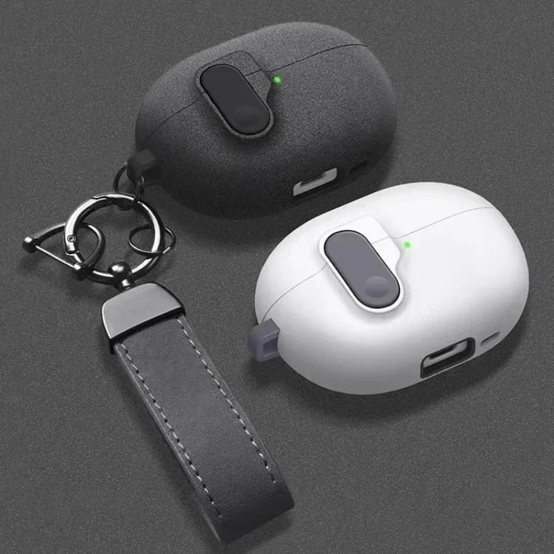 Custodia di lusso per auricolari Bluetooth wireless Huawei Freebuds Pro 4 3 con gancio, protezione antiurto per FreeBuds Pro 4 3