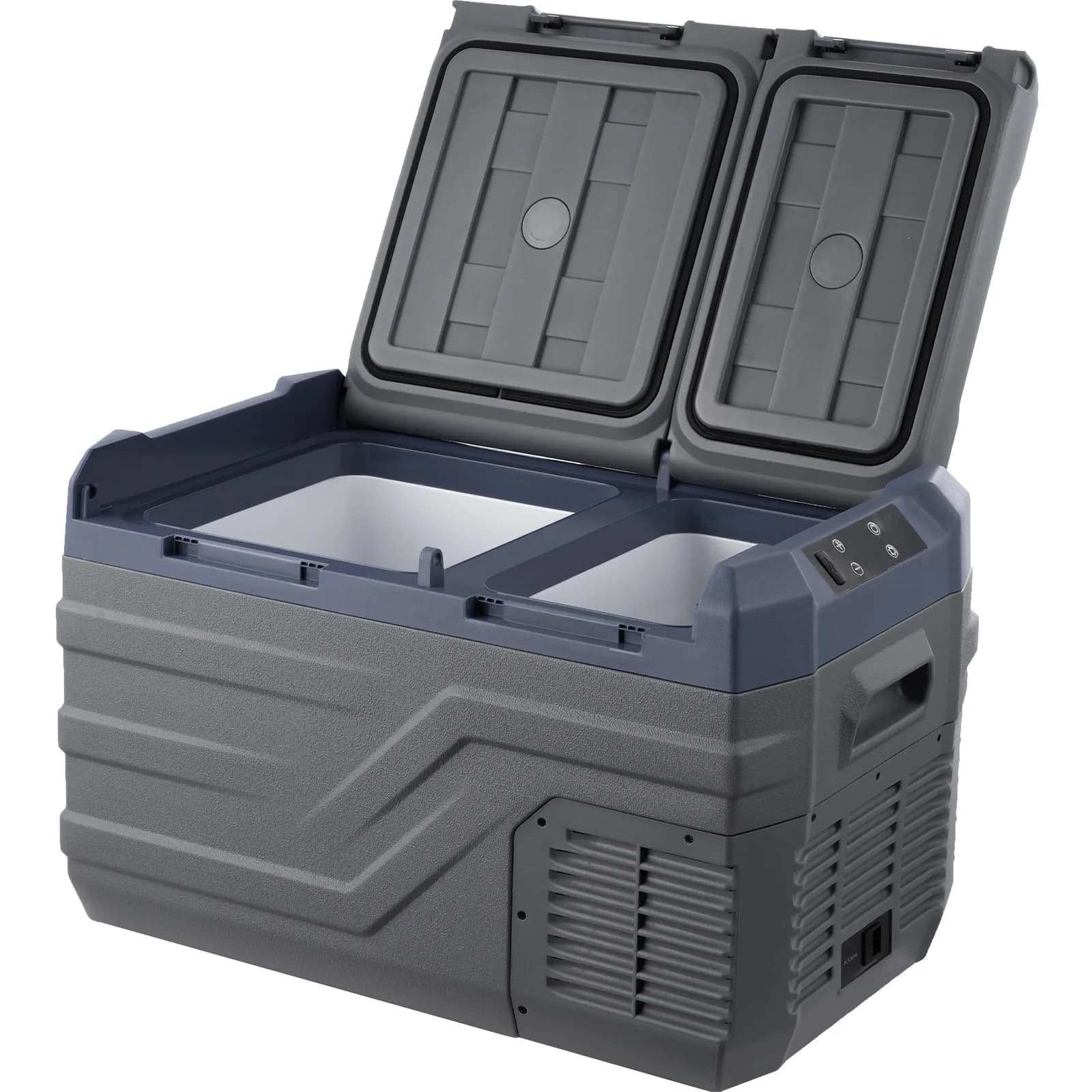Frigorifero Portatile per Auto con Compressore, Congelatore e Refrigeratore 25 L a Doppia Zona per Auto e Casa