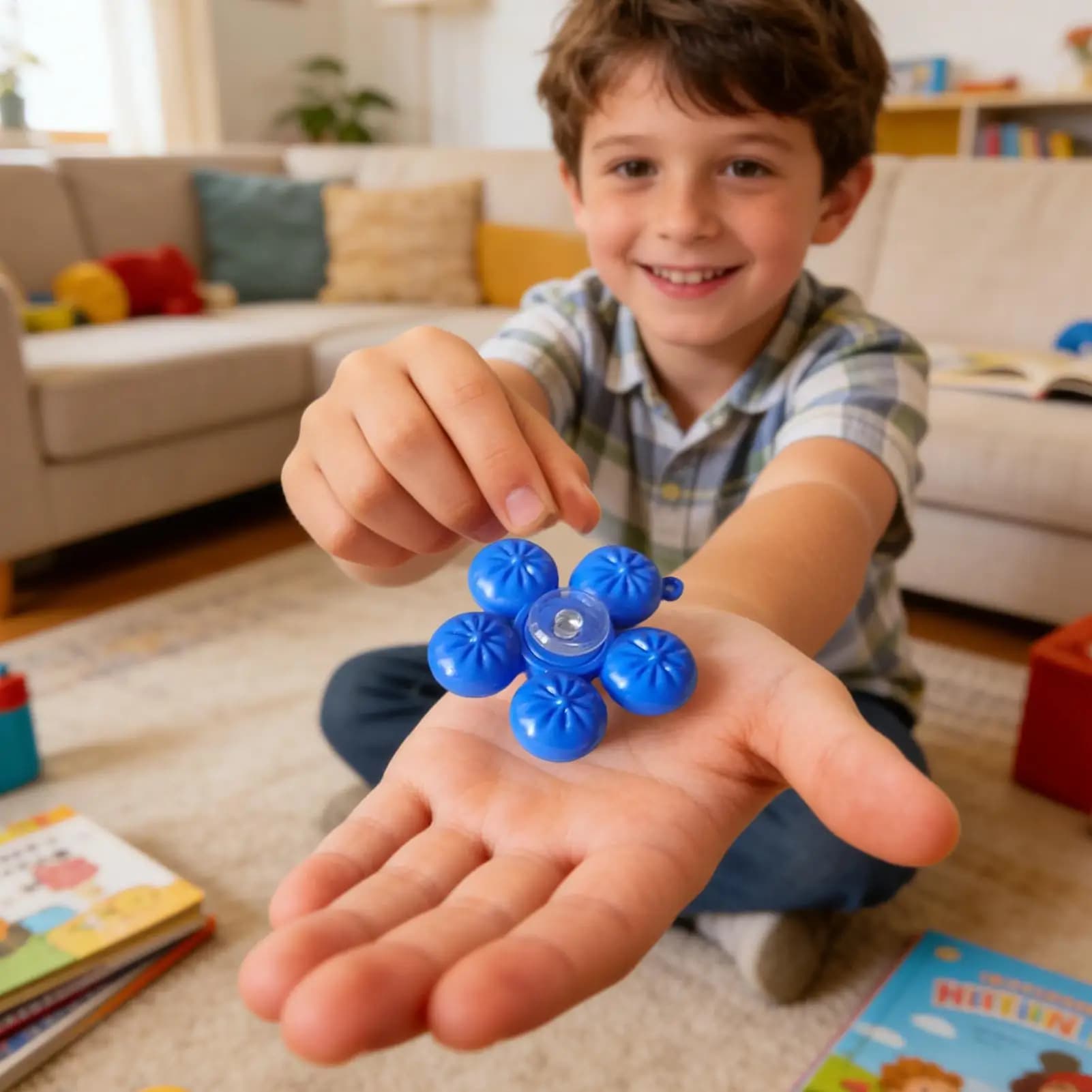 Spinner Antistress per Adulti, Giocattolo Divertente Portatile per Ufficio, Scuola, Viaggi, Pendolarismo, Aula, Lavoro, Studio