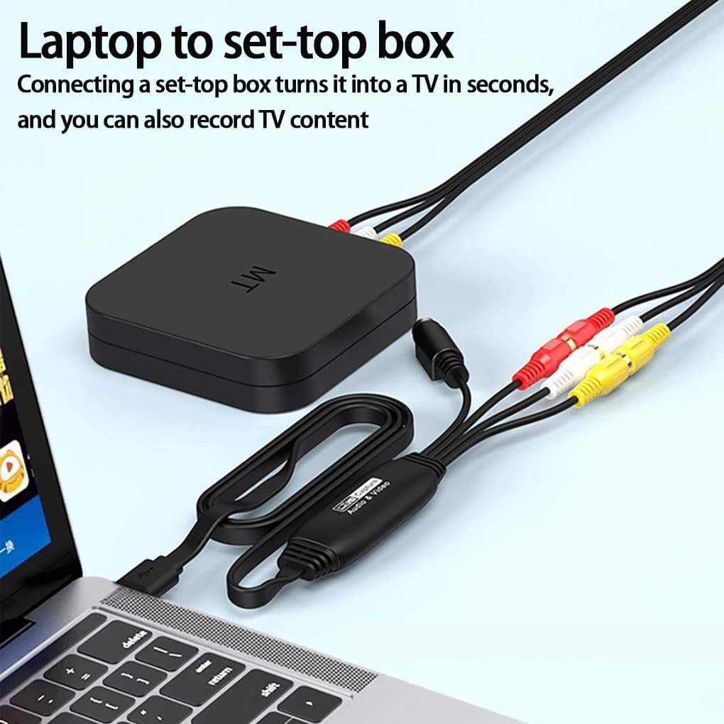Convertitore da VHS a DVD Scheda di acquisizione audio video Grabber video USB per Grabber video Vhs