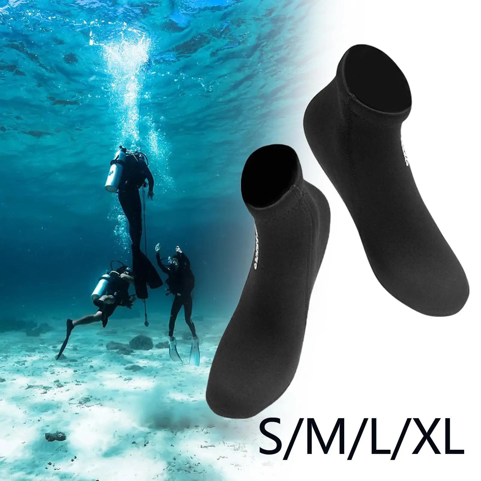 Mute in neoprene da 2 mm Calzini Immersioni Stivaletti termici da spiaggia Stivali da trampoliere per lo snorkeling Kayak Sport acquatici Vela Escursionismo