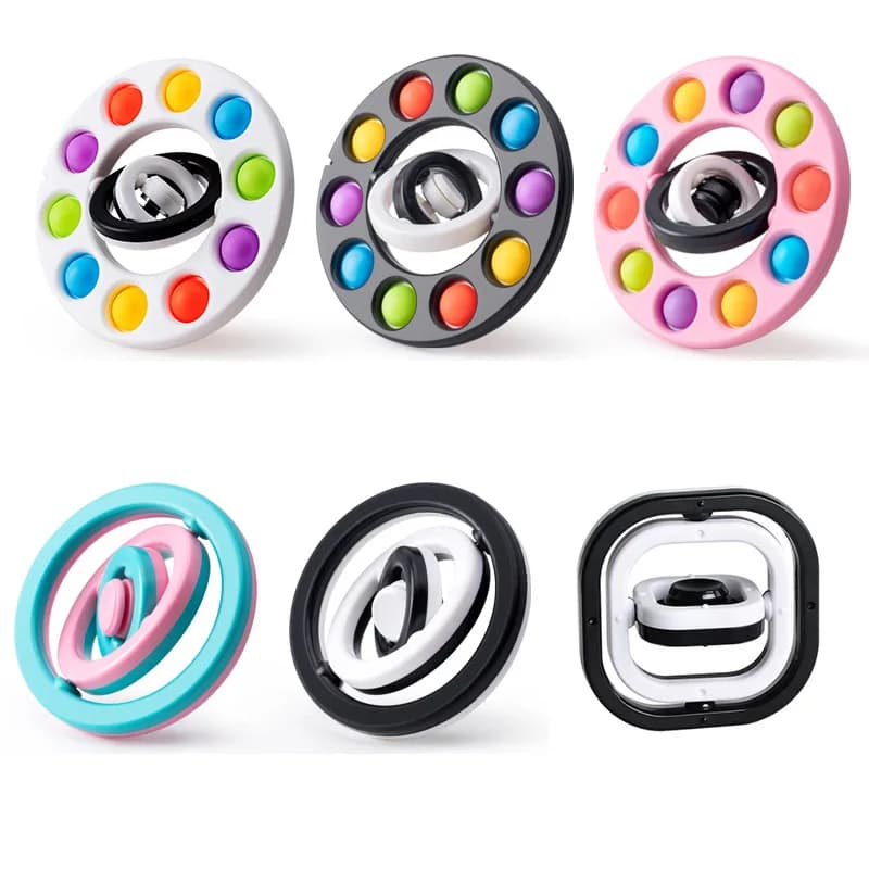 New Fidget Spinner Flip 3D adulti Antistress Spinner a mano giocattoli Antistress bambini tentano regali giroscopio sensoriale Antistress