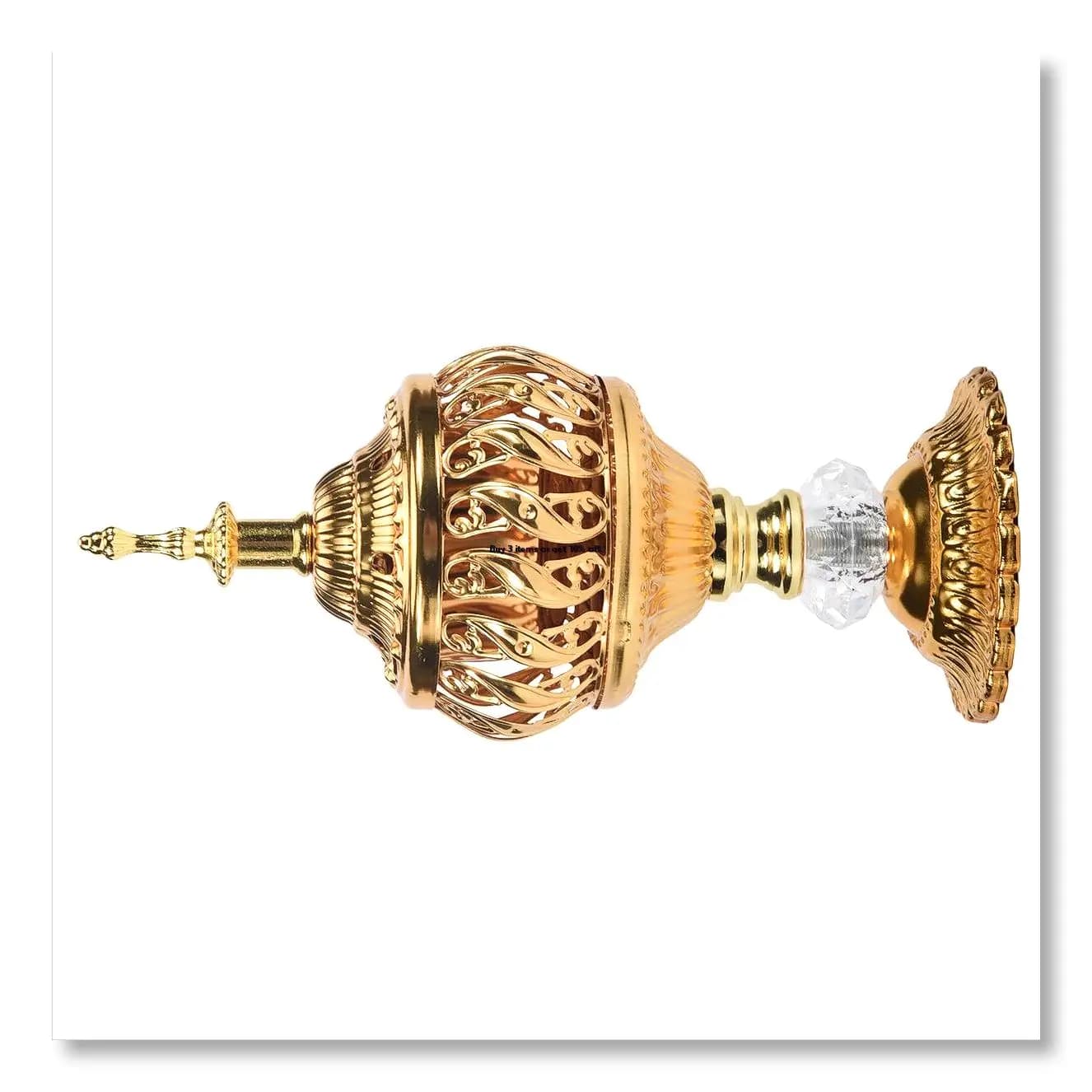 NEWIncense Burner Incense Bakhoor Charcoal Incense Burner Metal Arab Censer Desktop Decor for Incense Sticks Cones