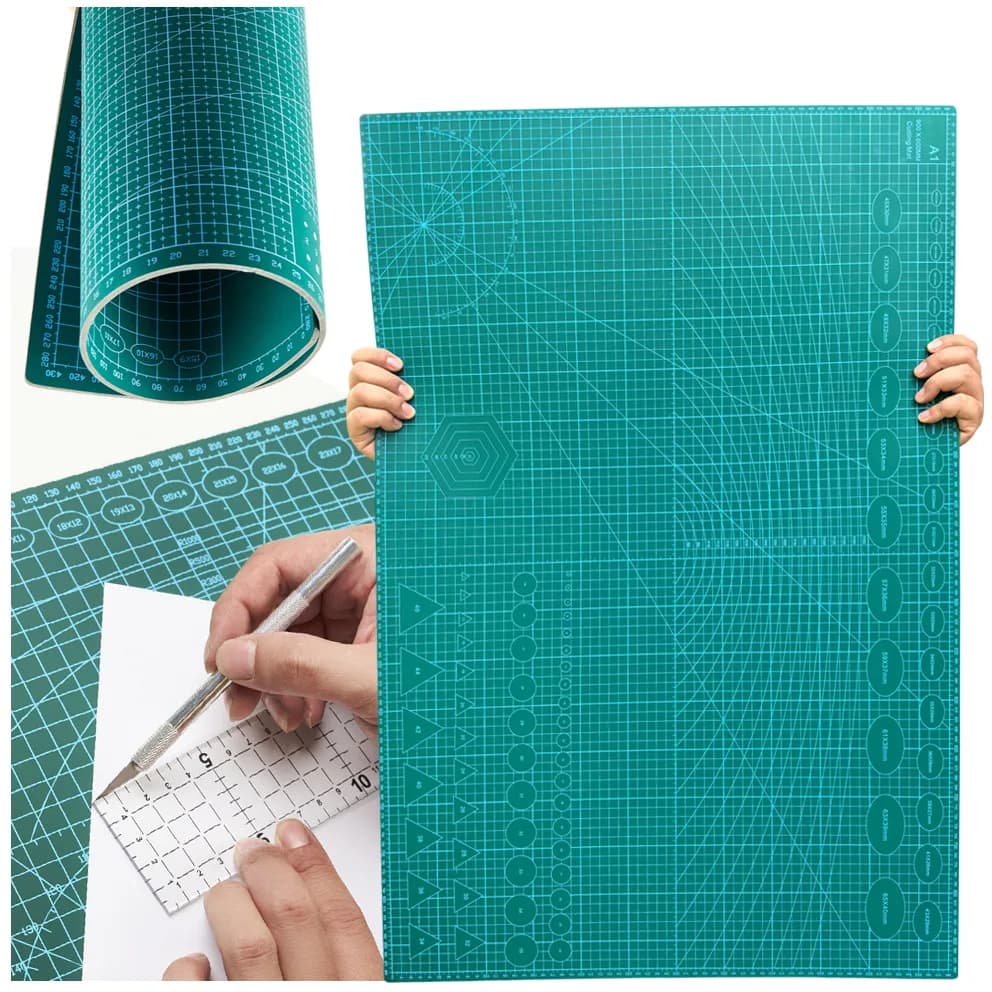 1Pc A0 Super Big Double Face Generating Rotating Cutting Mat, Craft Cutter-Precision scrapbooking design for sewing fabrics
