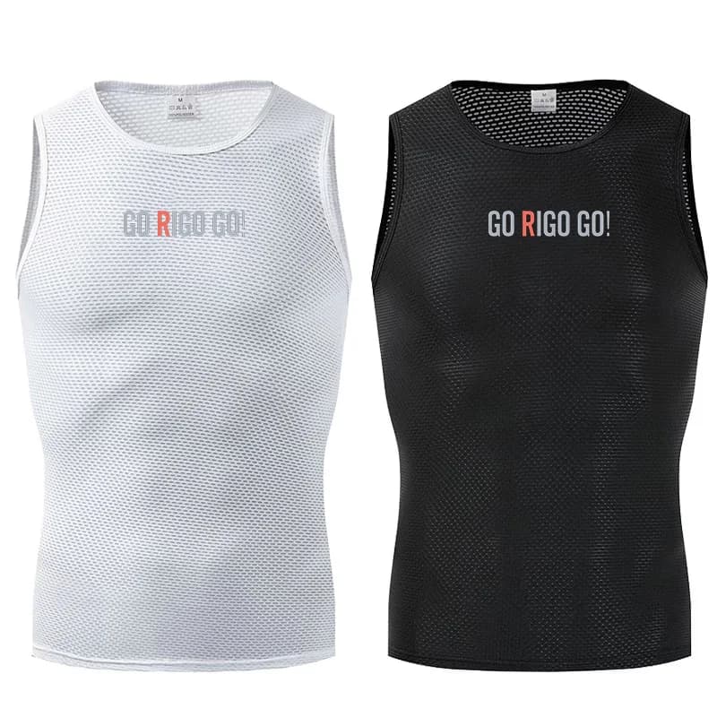 Go Rigo Go Strato base da ciclismo Maglia estiva Gilet da ciclismo Riflettente MTB Bici da strada Gilet da bicicletta Intimo a rete Abbigliamento da ciclismo
