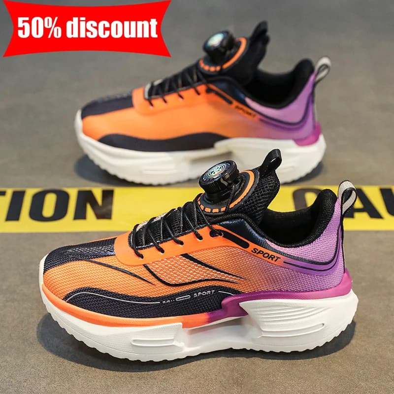 Scarpe Sportive per Bambini Comode Antiscivolo Traspiranti in Mesh Scarpe da Tennis alla Moda per Studenti Scarpe da Corsa per Competizioni Sportive