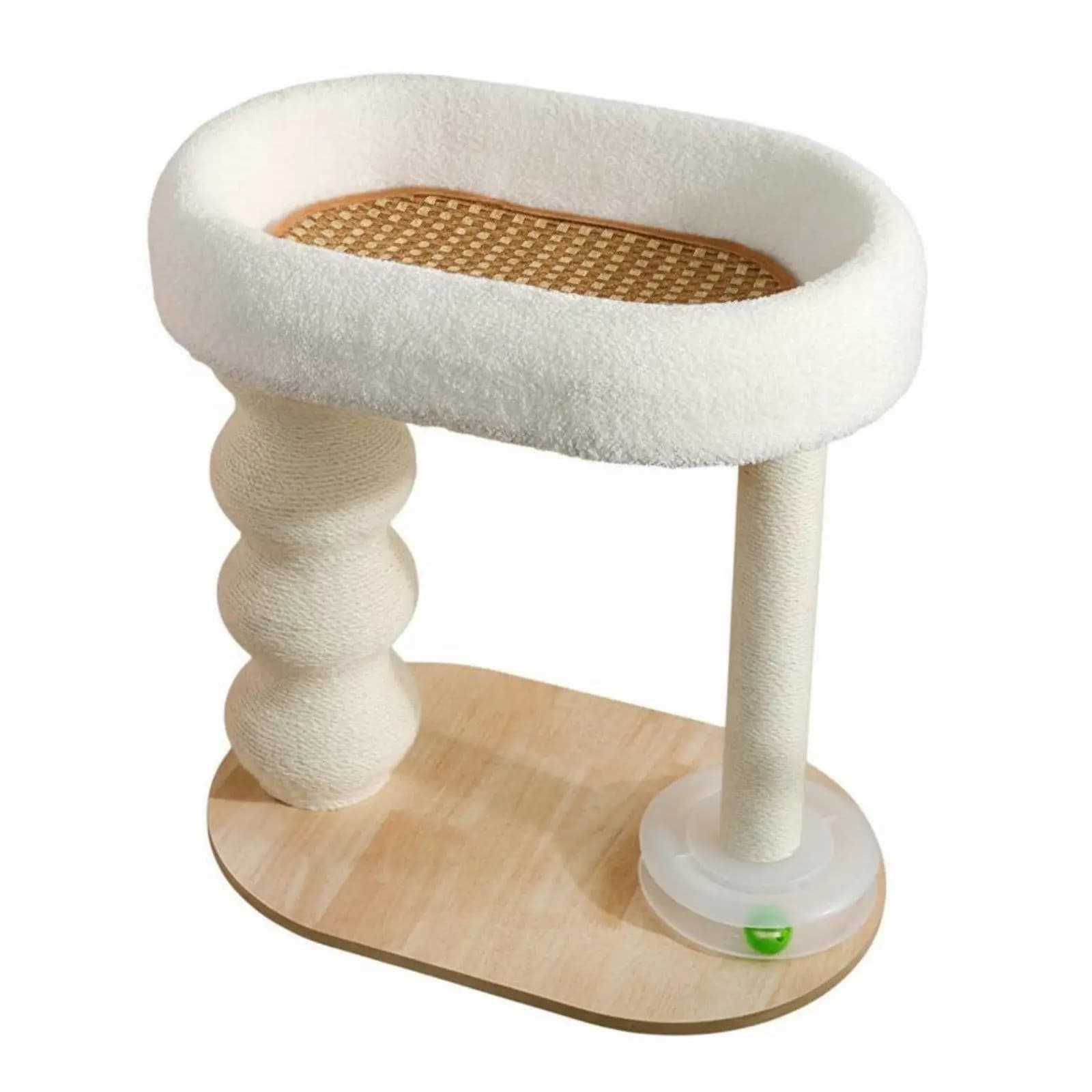 Cat Tree with Bed and Toy Cozy Condos & Perches Cat Climbing Playhouse