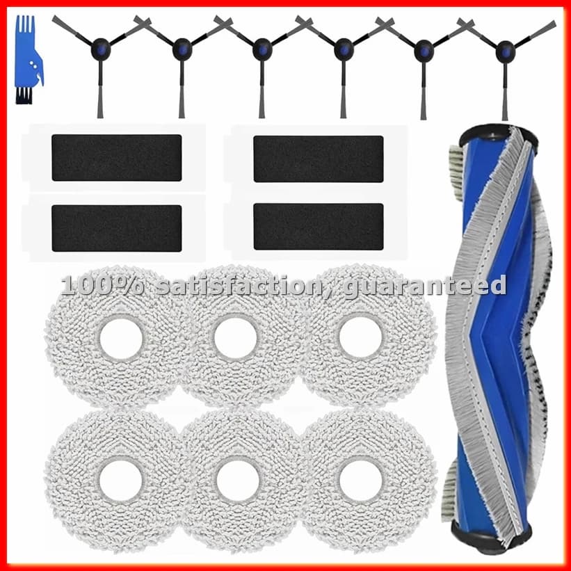 For T30S/ T30S Combo/ T30 PRO Omni for M12 Pro Vacuum Cleaner Lateral Brush Hepa Panno Mop - ABAM